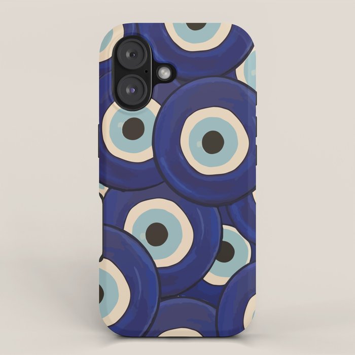 Watercolor Evil Eye iPhone Case Gallery Image 1