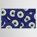 Watercolor Evil Eye Tablecloth Gallery Image 2