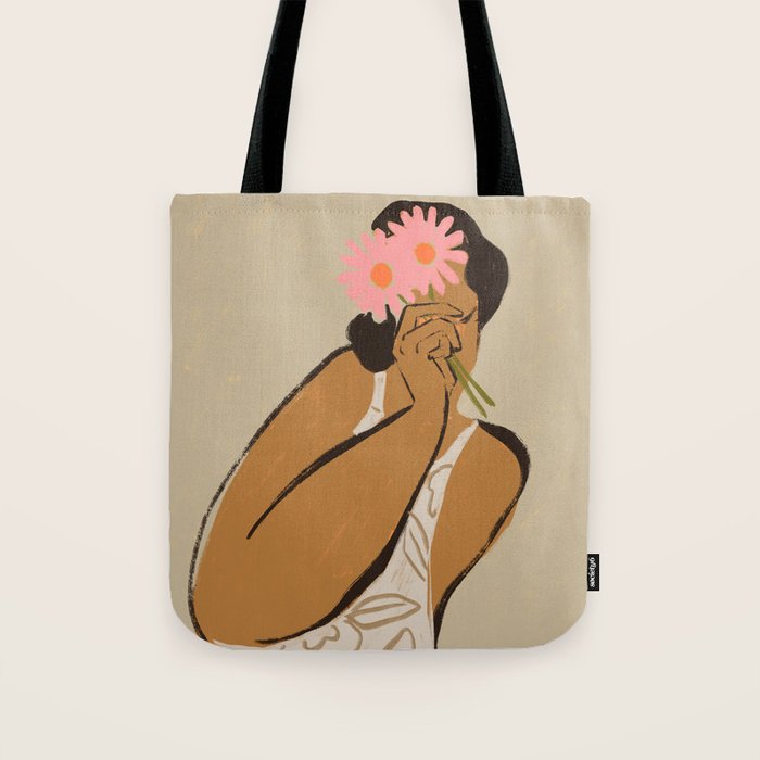 Flowers Tinted Glasses  Tote Bag Gallery Image 1