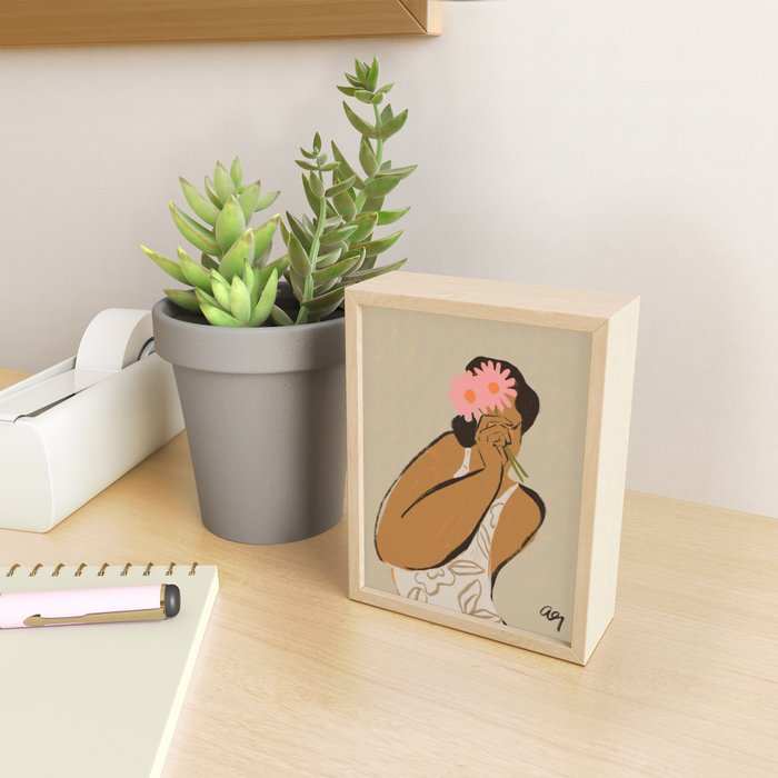 Flowers Tinted Glasses  Mini Art Print Gallery Image 2