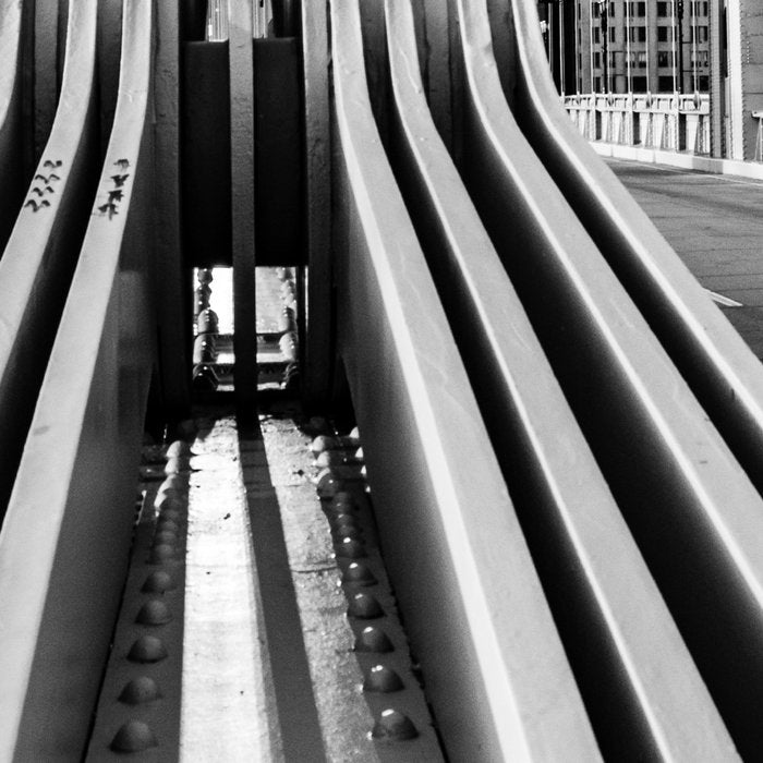 Pittsburgh Pennsylvania Steel City Skyline Bridge Black White Print Coffee Mug Gallery Image 2