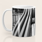 Pittsburgh Pennsylvania Steel City Skyline Bridge Black White Print Coffee Mug Gallery Image 3
