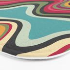 retro wave MANA Bath Mat Gallery Image 3