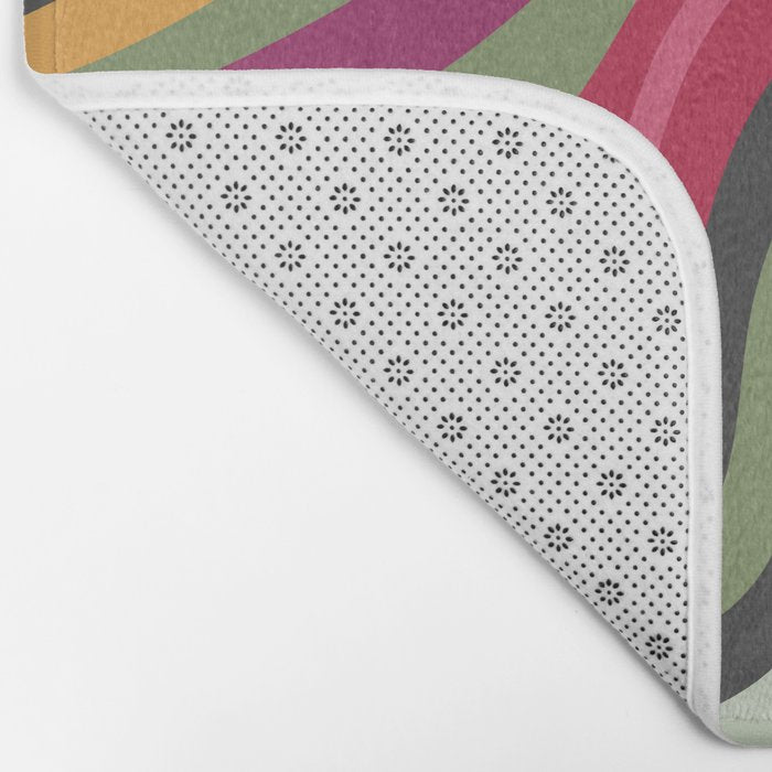 retro wave MANA Bath Mat Gallery Image 2