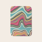 retro wave MANA Bath Mat Gallery Image 1