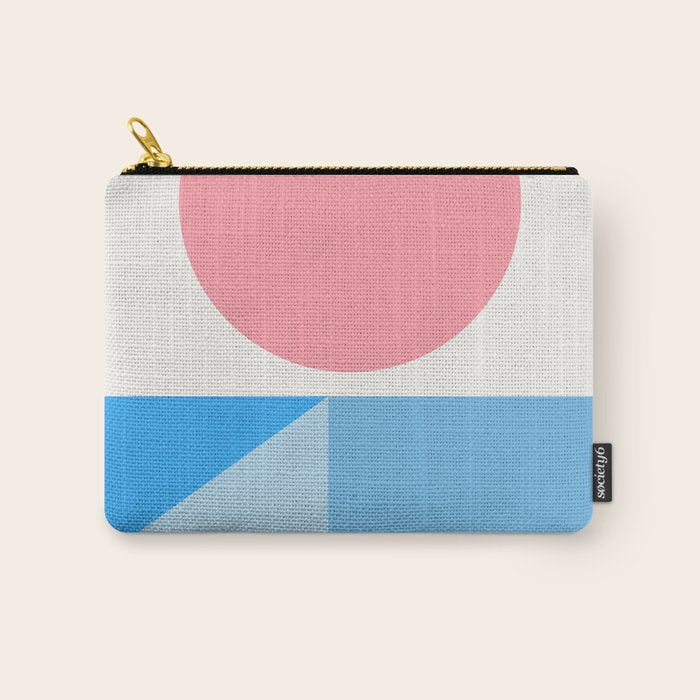 Geometric Landscape 25B Carry All Pouch Gallery Image 1