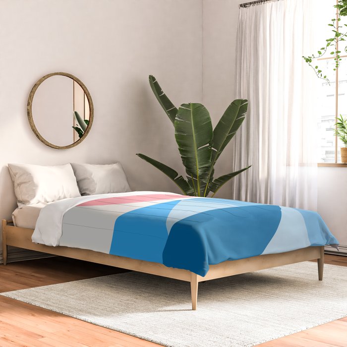 Geometric Landscape 25B Comforter Gallery Image 2
