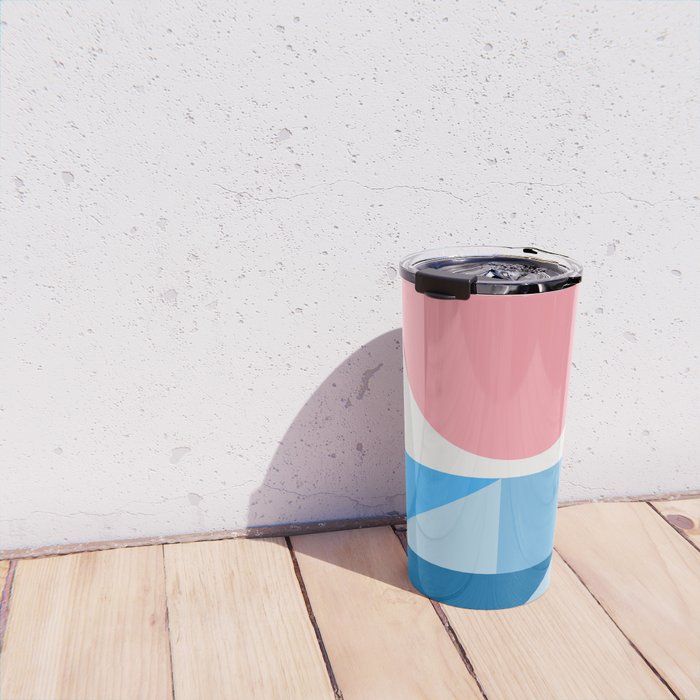 Geometric Landscape 25B Travel Mug Gallery Image 4