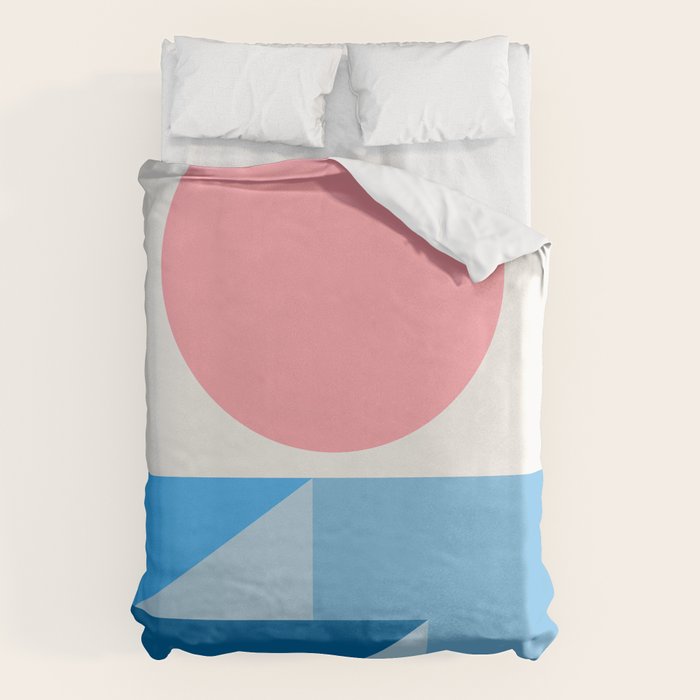 Geometric Landscape 25B Duvet Cover Gallery Image 6
