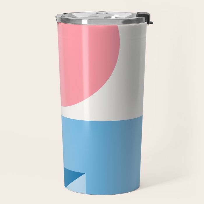 Geometric Landscape 25B Travel Mug Gallery Image 2
