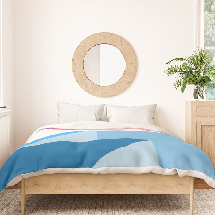 Geometric Landscape 25B Duvet Cover Gallery Image 3