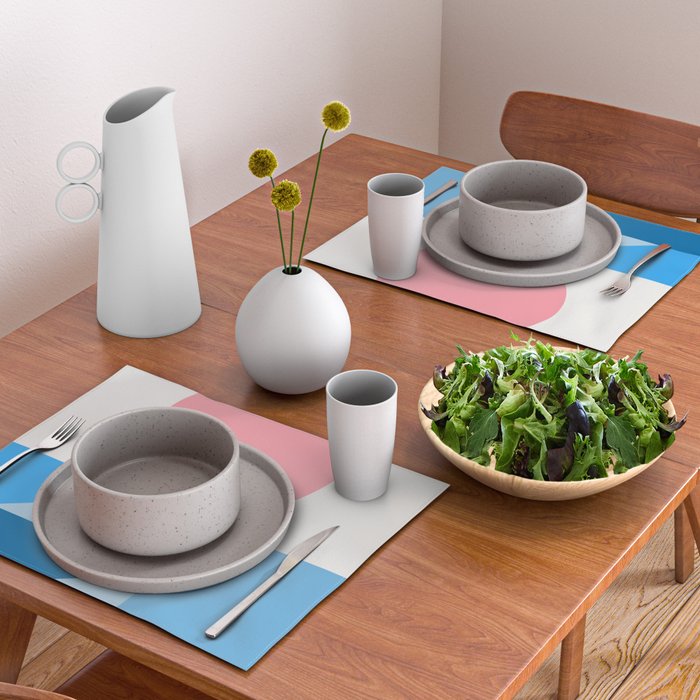 Geometric Landscape 25B Placemat Gallery Image 2