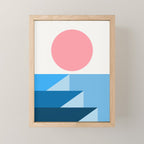Geometric Landscape 25B Mini Art Print Gallery Image 1