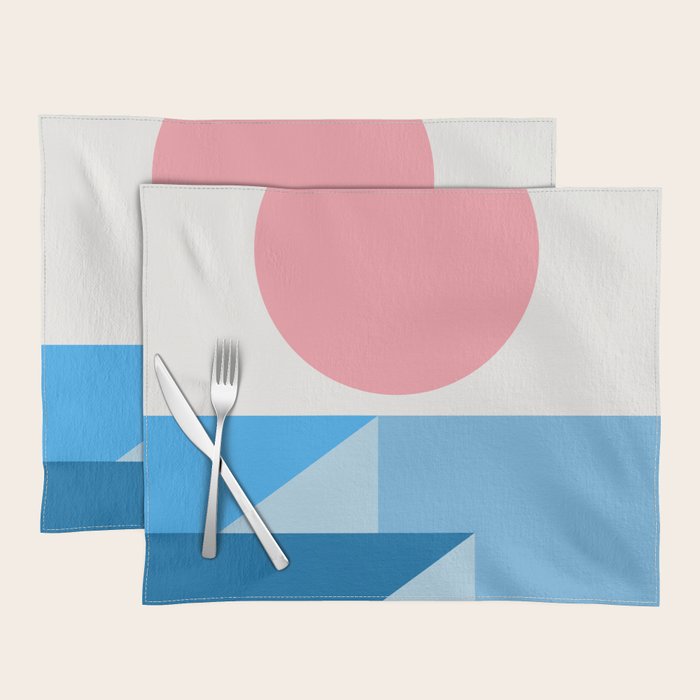 Geometric Landscape 25B Placemat Gallery Image 1