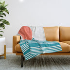 Abstract Landscape 16A Throw Blanket Gallery Image 1