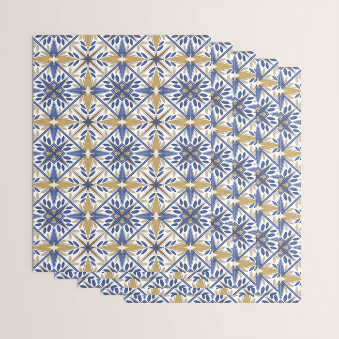 Geometric modern tile B Wrapping Paper Gallery Image 3