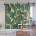 Magical garden leaves Wall Mural Gallery Image 1