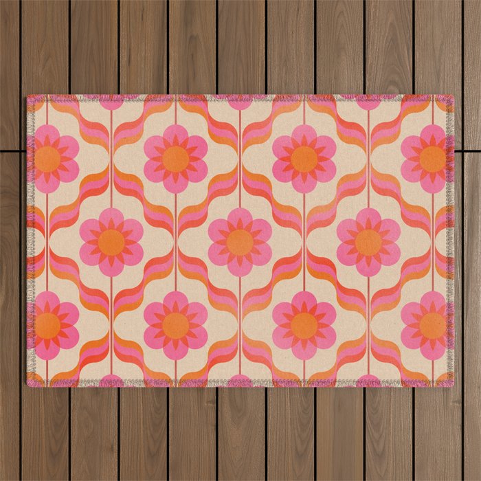 Salvador Dali's garden party Outdoor Rug Gallery Image 1