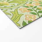 William Morris Woodland Weeds Sap Green Welcome Mat Gallery Image 2