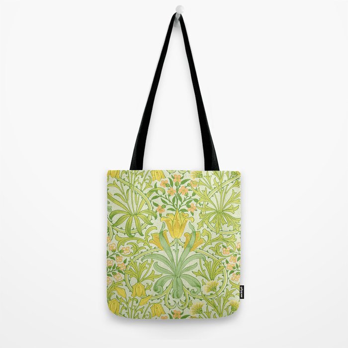 William Morris Woodland Weeds Sap Green Tote Bag Gallery Image 2