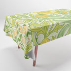 William Morris Woodland Weeds Sap Green Tablecloth Gallery Image 1