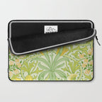 William Morris Woodland Weeds Sap Green Laptop Sleeve Gallery Image 2