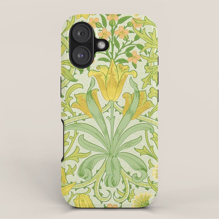 William Morris Woodland Weeds Sap Green iPhone Case Gallery Image 1