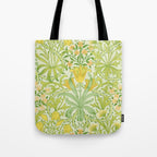 William Morris Woodland Weeds Sap Green Tote Bag Gallery Image 1