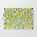 William Morris Woodland Weeds Sap Green Laptop Sleeve Gallery Image 1