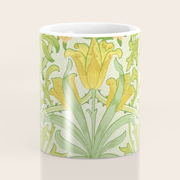 William Morris Woodland Weeds Sap Green Coffee Mug Gallery Image 4