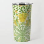 William Morris Woodland Weeds Sap Green Travel Mug Gallery Image 1