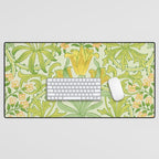 William Morris Woodland Weeds Sap Green Desk Mat Gallery Image 1