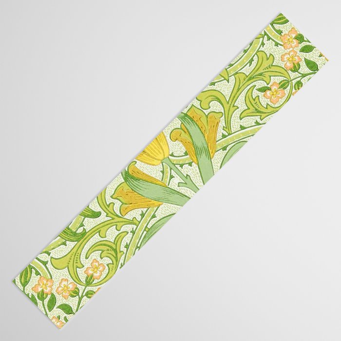 William Morris Woodland Weeds Sap Green Table Runner Gallery Image 3