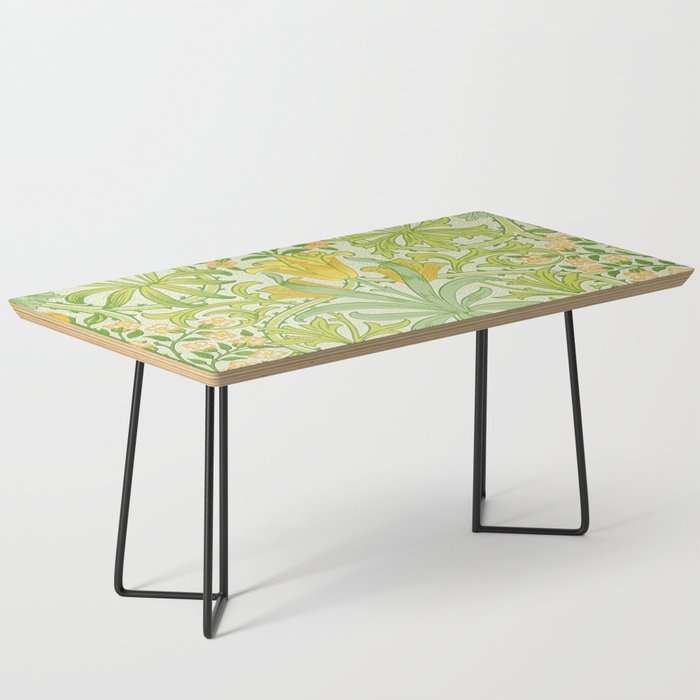 William Morris Woodland Weeds Sap Green Coffee Table Gallery Image 1