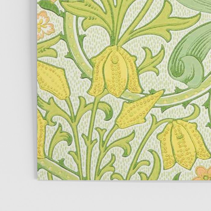 William Morris Woodland Weeds Sap Green Poster Gallery Image 3