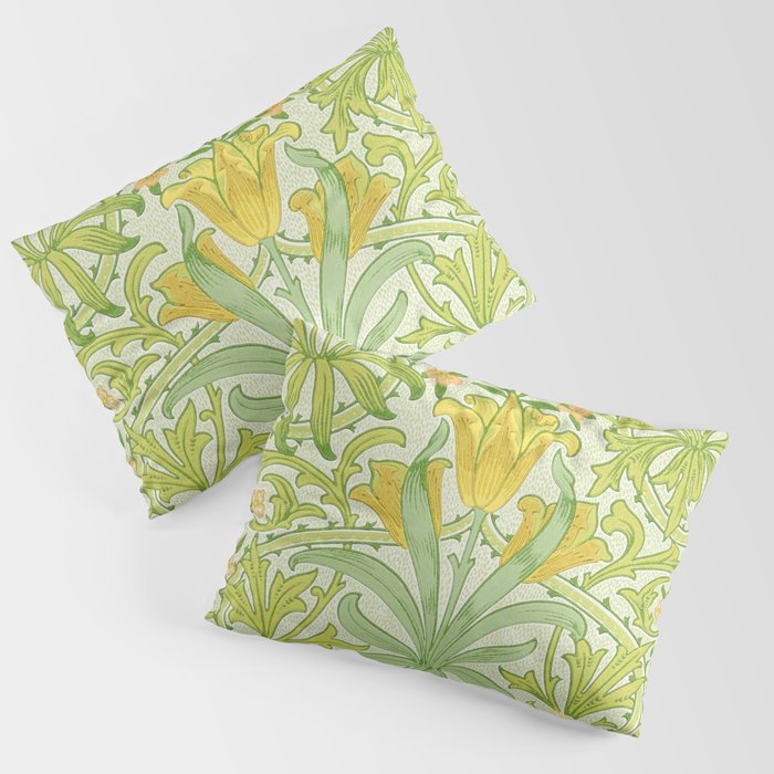 William Morris Woodland Weeds Sap Green Pillow Sham Gallery Image 3