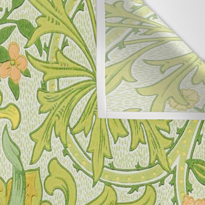 William Morris Woodland Weeds Sap Green Wall Tapestry Gallery Image 3