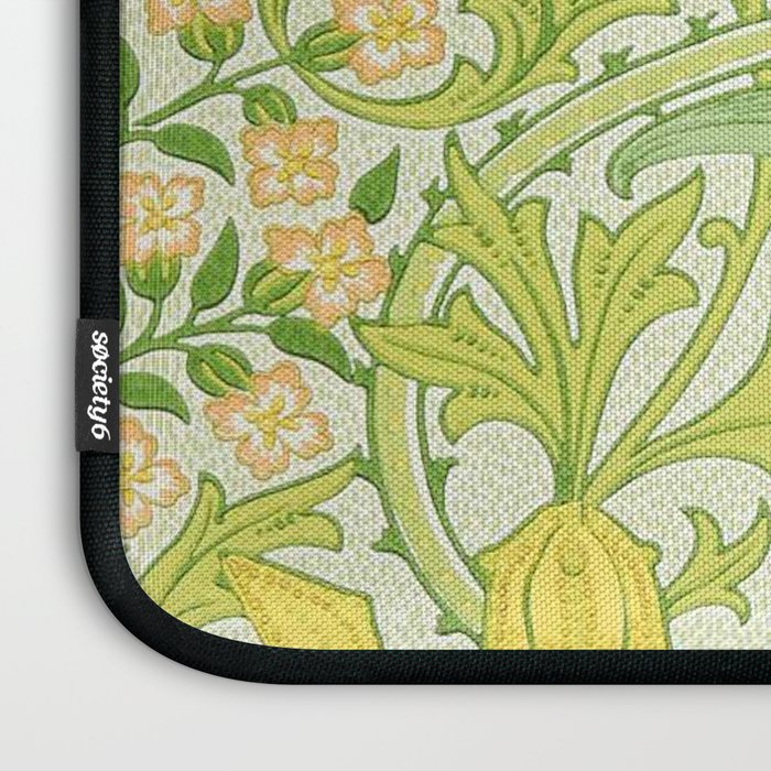 William Morris Woodland Weeds Sap Green Laptop Sleeve Gallery Image 3