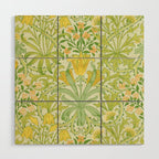 William Morris Woodland Weeds Sap Green Wood Wall Art Gallery Image 1