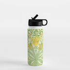 William Morris Woodland Weeds Sap Green Water Bottle Gallery Image 1