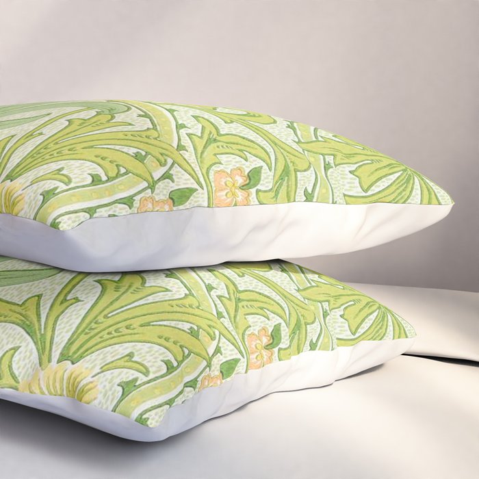 William Morris Woodland Weeds Sap Green Pillow Sham Gallery Image 3