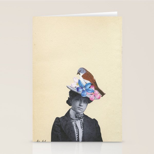 Snow Finch Stationery Card Gallery Image 1