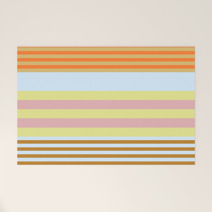 stripe pattern 03 Welcome Mat Gallery Image 1