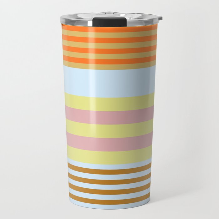 stripe pattern 03 Travel Mug Gallery Image 1