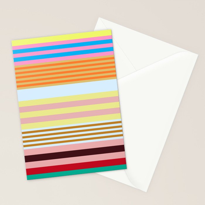 stripe pattern 03 Stationery Card Gallery Image 2