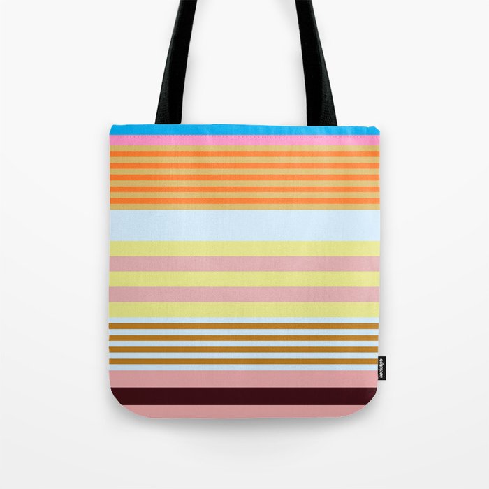 stripe pattern 03 Tote Bag Gallery Image 1