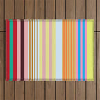 stripe pattern 03 Outdoor Rug Gallery Image 1