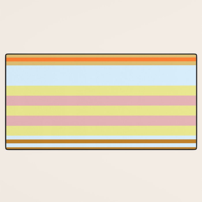 stripe pattern 03 Desk Mat Gallery Image 3