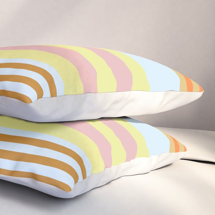 stripe pattern 03 Pillow Sham Gallery Image 3