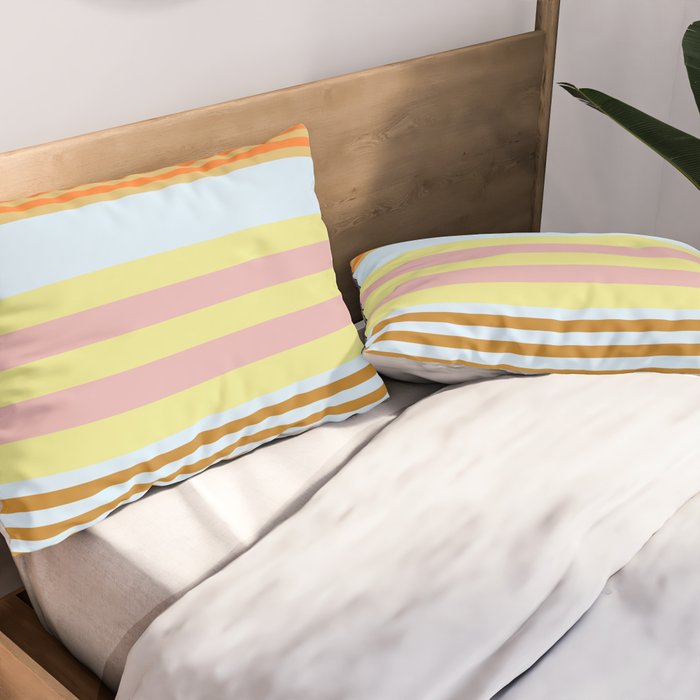 stripe pattern 03 Pillow Sham Gallery Image 2